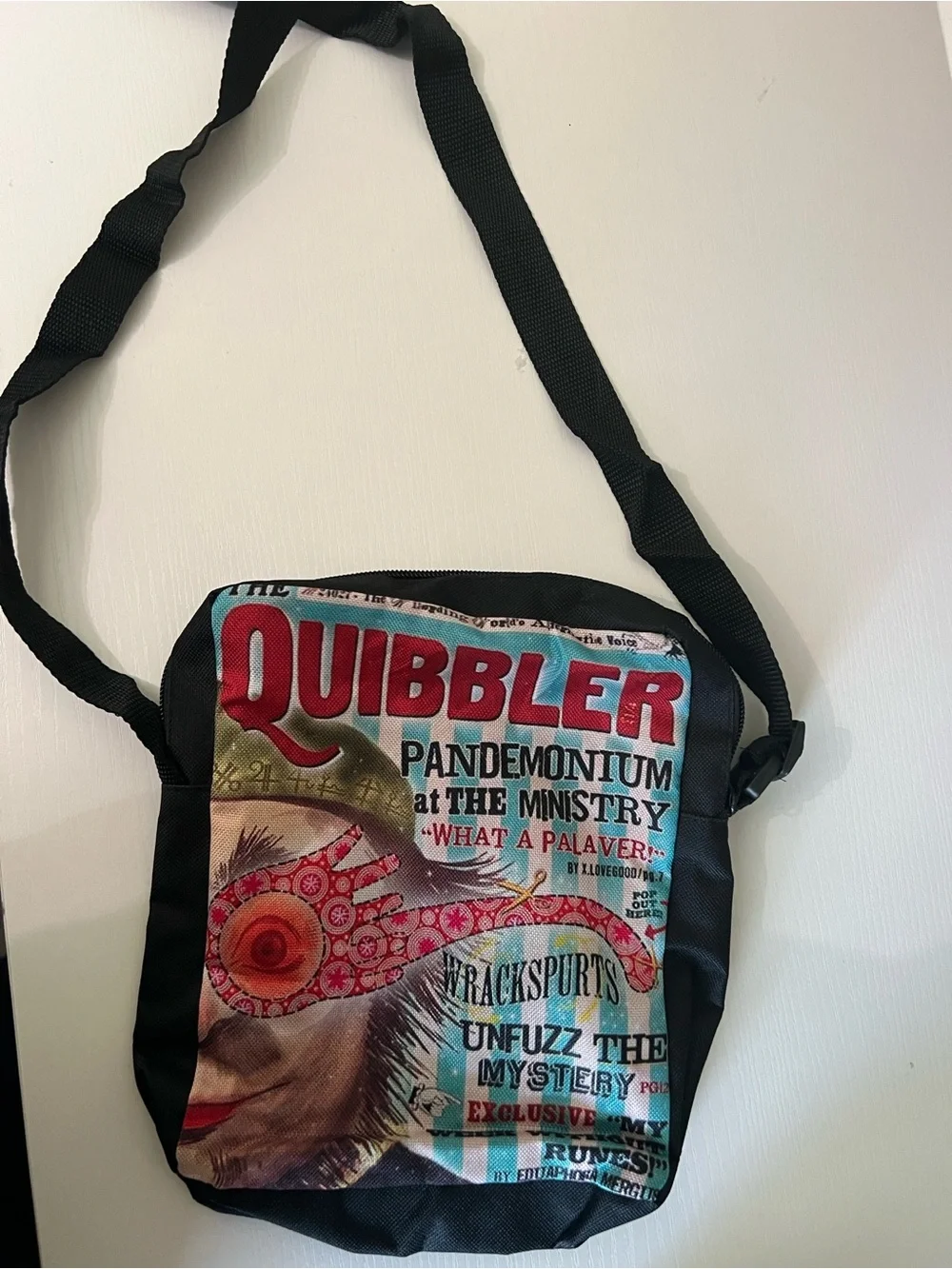 Harry Potter inspired Quibbler crossbody bag